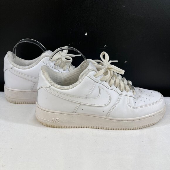 Nike Air Force Mens White Low Top Sneakers Size SKU 6588